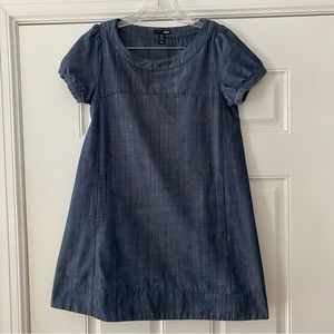 H&M chambray babydoll tunic dress 6